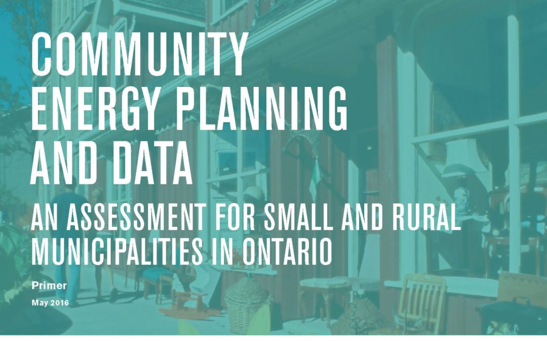 Community Energy Planning and Data