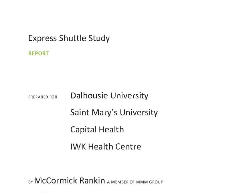 NS Sustainable Transportation Series: Express Shuttle Study