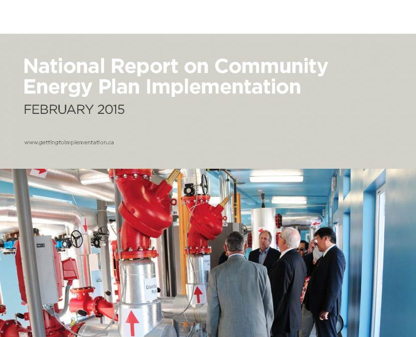 National Report on Community Energy Plan Implementation