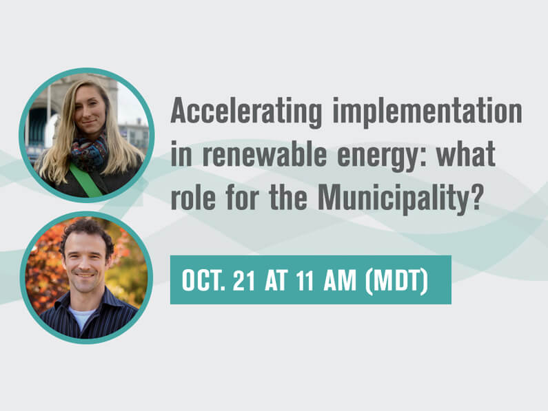 AIRE Webinar Part 2: Accelerating implementation in renewable energy: what role for the Municipality?