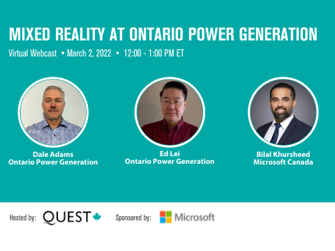 Webcast: Mixed Reality at Ontario Power Generation