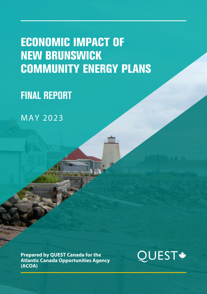 Economic Impact of New Brunswick Community Energy Plans