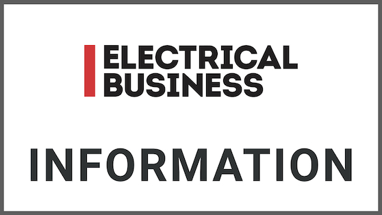 Text reads, “Electrical Business Information"
