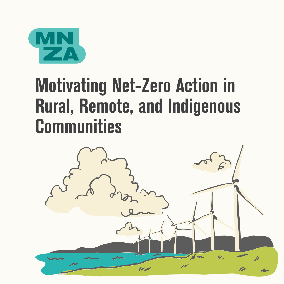 Motivating Net-Zero Action in Rural, Remote, and Indigenous Communities